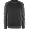 50570-962-0918, Gr.3XL  Sweatshirt, Herren/Damen, UNIQUE, schwarz/dunkelanthrazit