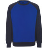 50570-962-11010, Gr.L  Sweatshirt, Herren/Damen, UNIQUE, kornblau/schwarzblau