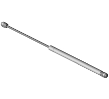 2379SU K4D4 450N  Gasfeder, 450 Newton, Anschlüsse beidseitig 10er Kugelpfanne Kunststoff