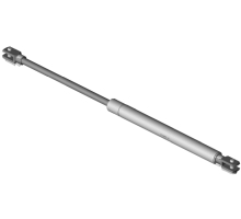 2385SH K3D3 1300N  Gasfeder, 1300 Newton, Anschlüsse beidseitig Gabelkopf Bohrungsdurchmesser 10 mm