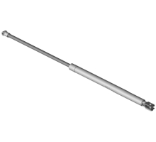 2387SY K1D3 1000N  Gasfeder, 1000 Newton, Anschluss Kolbenstange: 10er Auge, Anschluss Druckrohr: Gabelkopf