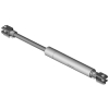 555762 K3D3 450N  Gasfeder, 450 Newton, Anschlüsse beidseitig Gabelkopf Bohrungsdurchmesser 8 mm