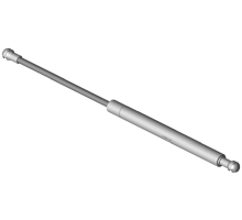555843 K6D6 0200N  Gasfeder, 200 Newton, Anschlüsse beidseitig 13er Kugelpfanne Metall