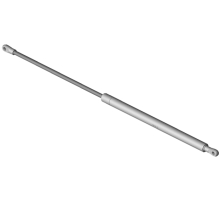 555932 K2D2 500N  Gasfeder, 500 Newton, Anschlüsse beidseitig 8er Auge - 29 mm lang
