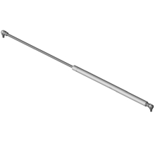 556017 K5D5 600N  Gasfeder, 600 Newton, Anschlüsse beidseitig Winkelgelenk M8 Kunststoff