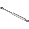 697605 K3D3 100N  Gasfeder, 100 Newton, Anschlüsse beidseitig Gabelkopf Bohrungsdurchmesser 6 mm