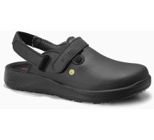 972430, size 43   professional clog, MICHEL black ESD OB
