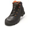 6523.4, Gr.44 W14  Stiefel, S3 HI HRO SRC, schwarz/orange