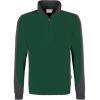 476 072, Gr.2XL  Sweatshirt, Herren, tanne/anthrazit, Zip- Contrast Performance