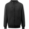 51590-970-09, Gr.XL  Kapuzensweatshirt mit Reißverschluss, Herren, CROSSOVER, schwarz