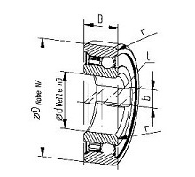 FKN 6207 2RS  Freilauf