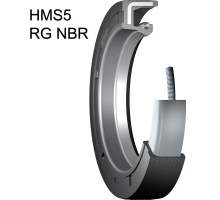 A 145X180X12 mm   shaft seal, NBR, HMS4 R, CR 57125