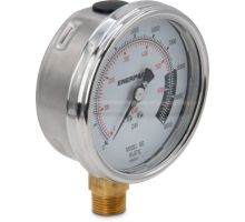 H-4071L   hydraulic pressure gauge, 0-700 bar, 1/2''NPT-U