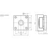 AP 3 Q  Anschraubplatte, quadratisch