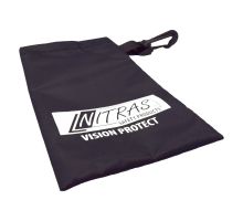 90B   pouch for glasses, textile, black