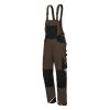 7627, size 110   dungarees, brown/black