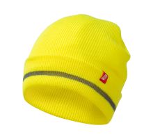 730   knitted hat, neon yellow