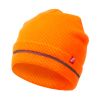 730   knitted hat, neon orange