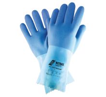1611, size 10   chemical protection gloves, BLUE POWER GRIP