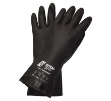 3460, size 9   chemical protection gloves, BLACK BARRIER