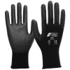 6215, Gr.10  Handschuhe, Nylon, schwarz