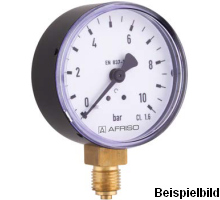 35021201  Kapselfeder-Manometer, KP63 D201, LB63-U/250 mbar