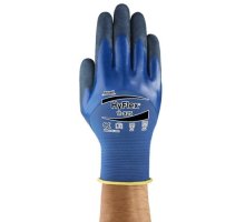 11-925, size 7 HyFlex   gloves, nylon carrier with nitrile coating
