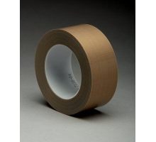 5453, 25 mm x 33 m, 0,22 mm  PTFE-Glasklebeband, Silikon
