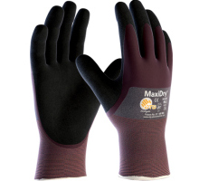 2372, size 9 MaxiDry   gloves, nitrile