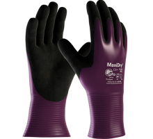 2373, size 8 MaxiDry   gloves, nitrile