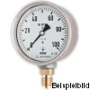 35007401  Kapselfeder-Manometer, KP63 D401, LB63-U/-100/0 mbar