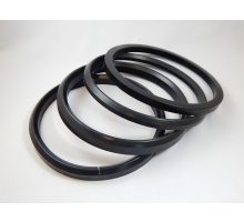 ES 160X190X45 L=45 mm, open design poss.   chevron seal set, rod, NBR