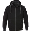 100233-940, size L   sweat jacket, with hood, black