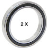 HSS71918-C-T-P4S-DUL   angular contact ball bearing, double set, light preload, double-sided lip seal