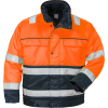 100496-271, size 2XL   High Vis winter jacket, Kl. 3 444 PP, orange/navy blue