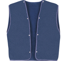 100475-540, size L   High Vis lined vest, dark blue