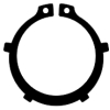 AK 17  Sicherungs-K-Ring, DIN 983