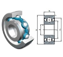6005 2RU   deep groove ball bearing, on both sides sealed