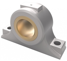 DIN 504 A 40 MM  Augenlager, mit Rotguss-Buchse
