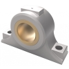 DIN 504 A 40 MM   eye type bearing, withred brass-bushing