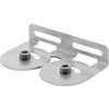 109667   mounting bracket, double G1/4istainless steel