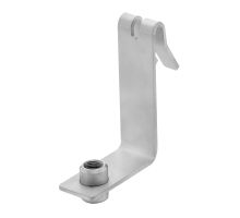 109689   mounting bracket, single G1/4, stainless steel, protective grating