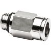 111956   hose connection, M10x1a for hose a 8 mm, straight, brass nickel-plated