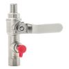 113972   flushing connection, with manual ball valve, R1/4a x G1/4i, (brassnickel-plated)