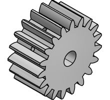 118672   lubrication gear, felt, M3, straight