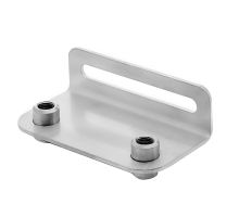 109686   mounting bracket, double G1/4i, stainless steel