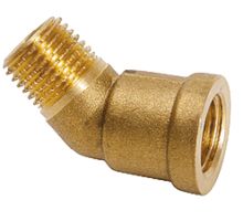 104823   angle piece, brass, 45°C G1/4axG1/4i