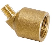 104824   angle piece, brass, 45°C M6axG1/4i