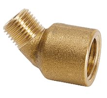 104826   angle piece, brass, 45°C M10x1axG1/4i
