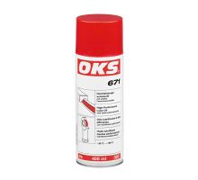 OKS 671, 400 ml spray can   high performance lubricating oil, white